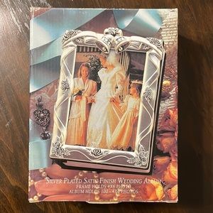 Silver plates Wedding album